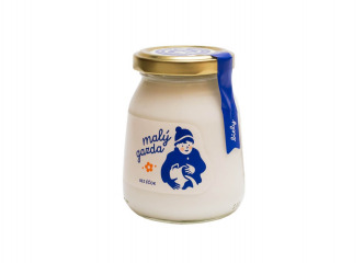 Jogurt bez éčok biely Malý gazda 200 g